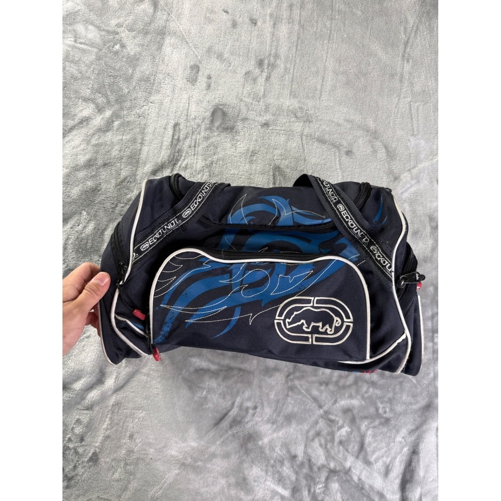 Ecko Unltd. Duffel Gym Bag 19 In Length Black Mens Padded Handle